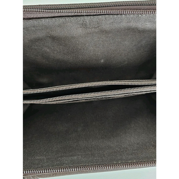 Vintage FOSSIL Dark Brown Leather Crossbody Purse Wallet Organizer - Very Clean - Picture 9 of 15
